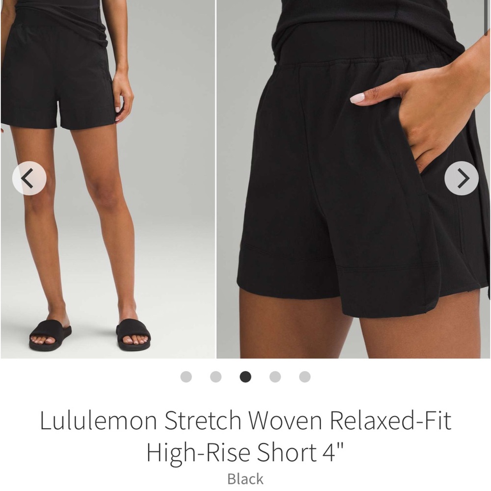 Lululemon Stretch Woven Relaxed Fit Shorts